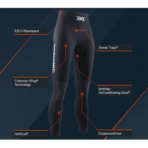 Термобелье женское Тайтсы 7/8 для фитнеса X-BIONIC ENERGIZER 4.0 FITNESS PANTS 7/8 WMN арт.: NG-FP50W20W-B119